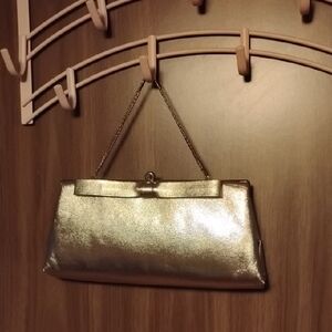 Henry Levin 1950s Gold Clutch